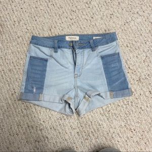 Pacsun two toned jeans shorts